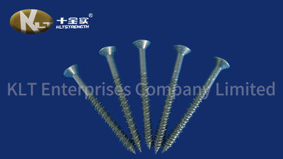 Concrete Machine Screw With High Low Thread