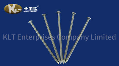 Bright Finish Concrete Steel Wire Nails With Fluted Shank